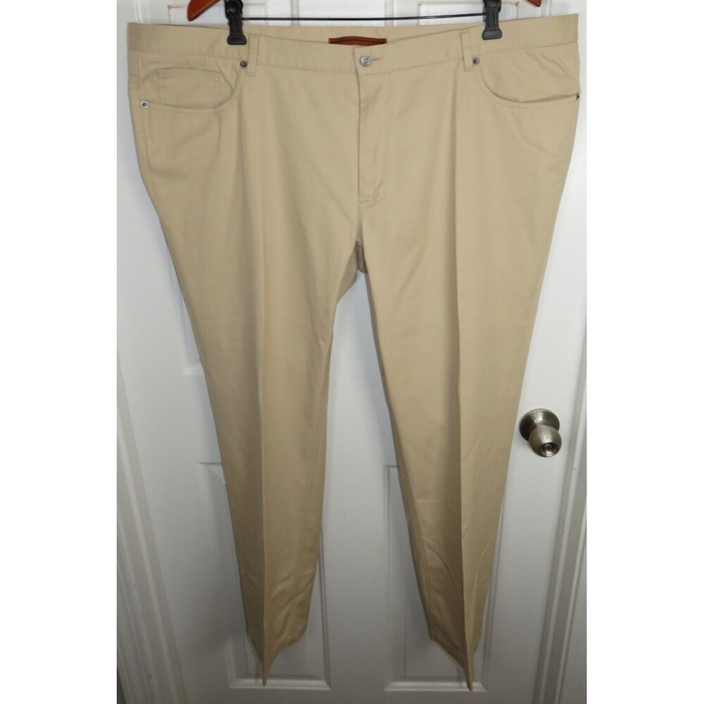Ermenegildo Zegna 5 Pocket Pants Chinos Men 44x30 Beige Sartorial Cotton Stretch